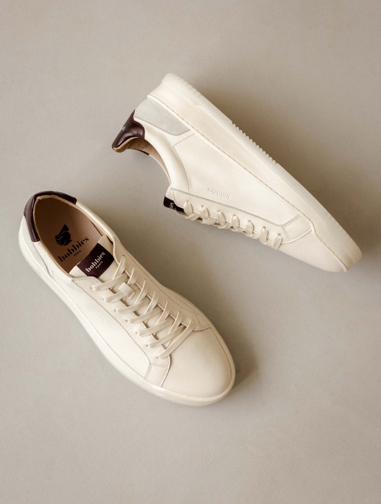 Sneakers : Daniil - Cream & Amarena