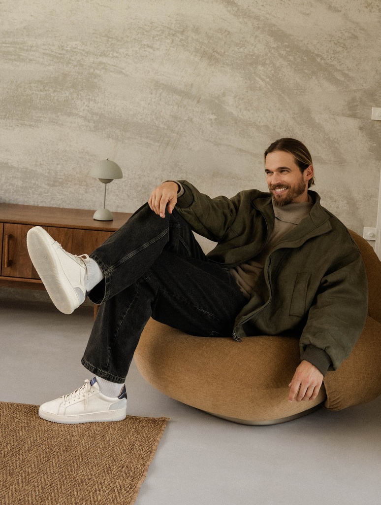 Sneakers : Daniil - Cream & Graphite