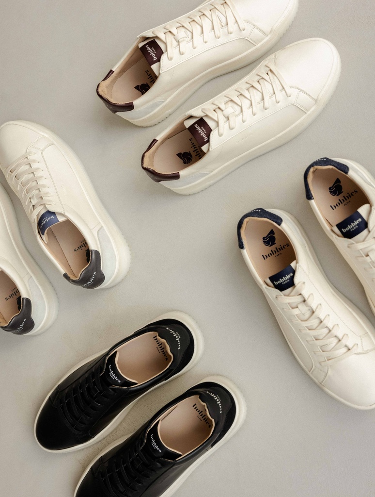 Sneakers : Daniil - Cream & Graphite