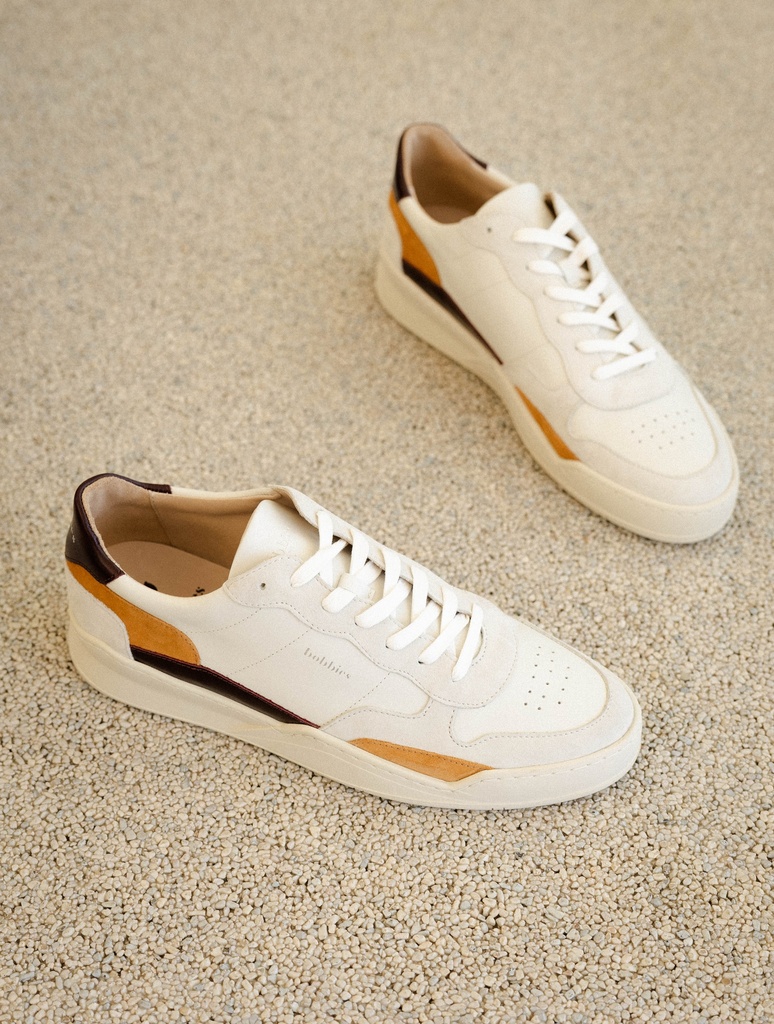 Zapatillas : Malibu - Off White - Amarena - Saffron