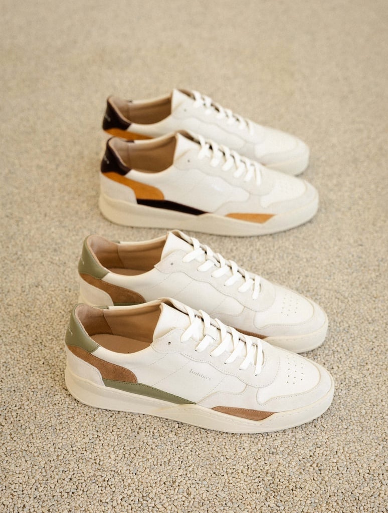 Sneakers : Malibu - Off White - Rosemary - Antelope