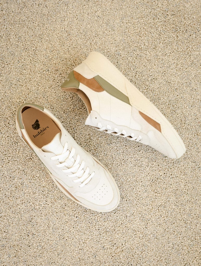 Sneakers : Malibu - Off White - Rosemary - Antelope