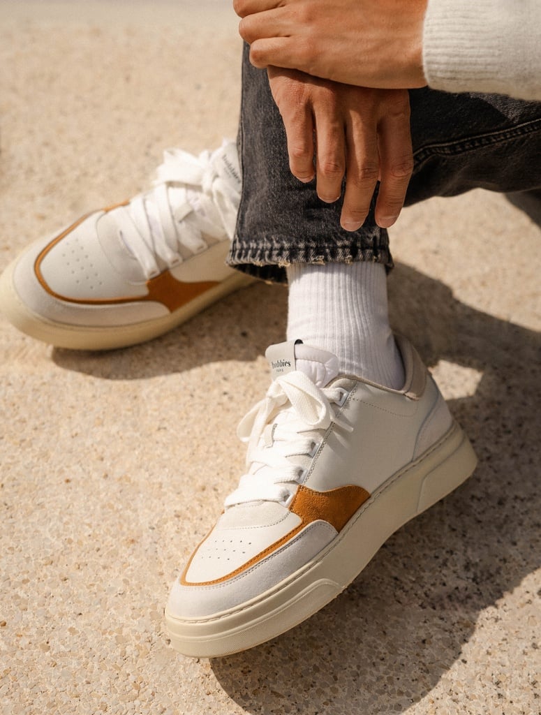 Sneakers : Thanassi - Off-White & Indian Saffron