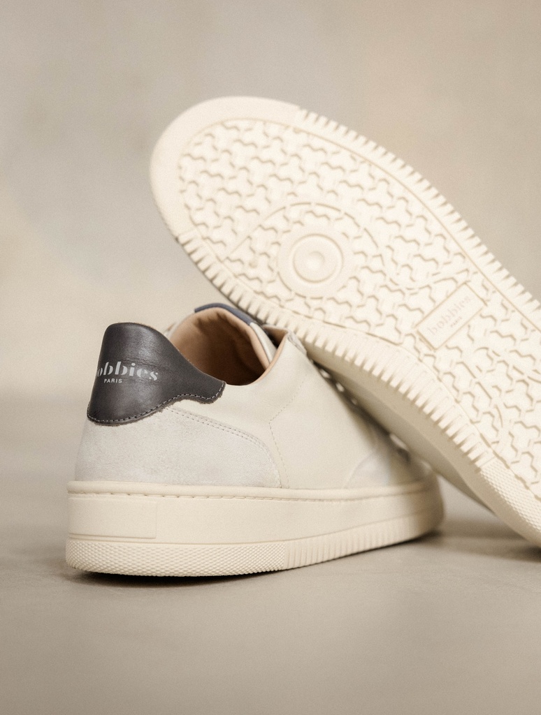 Sneakers : Travis - Off White & Graphite