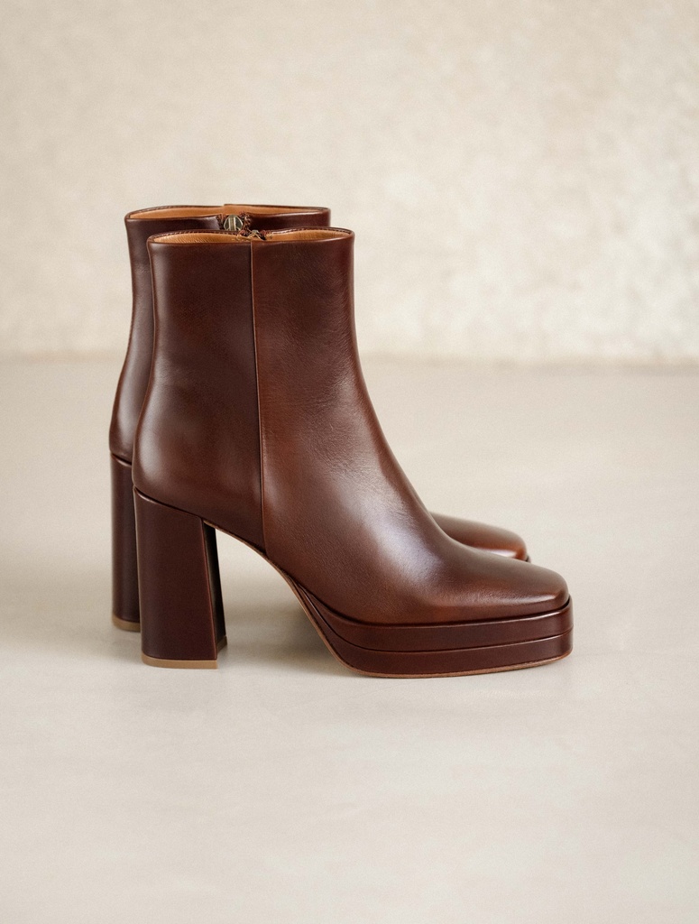 Ankle Boots : Adèle - Turkish Coffee