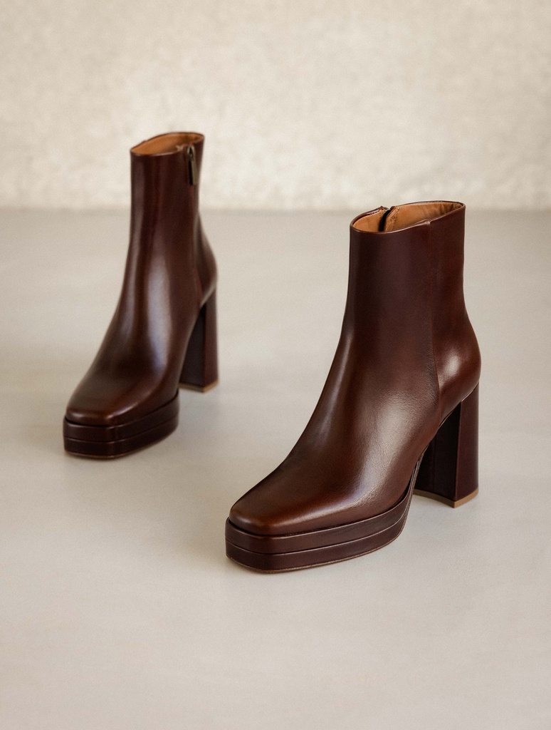 Ankle Boots : Adèle - Turkish Coffee