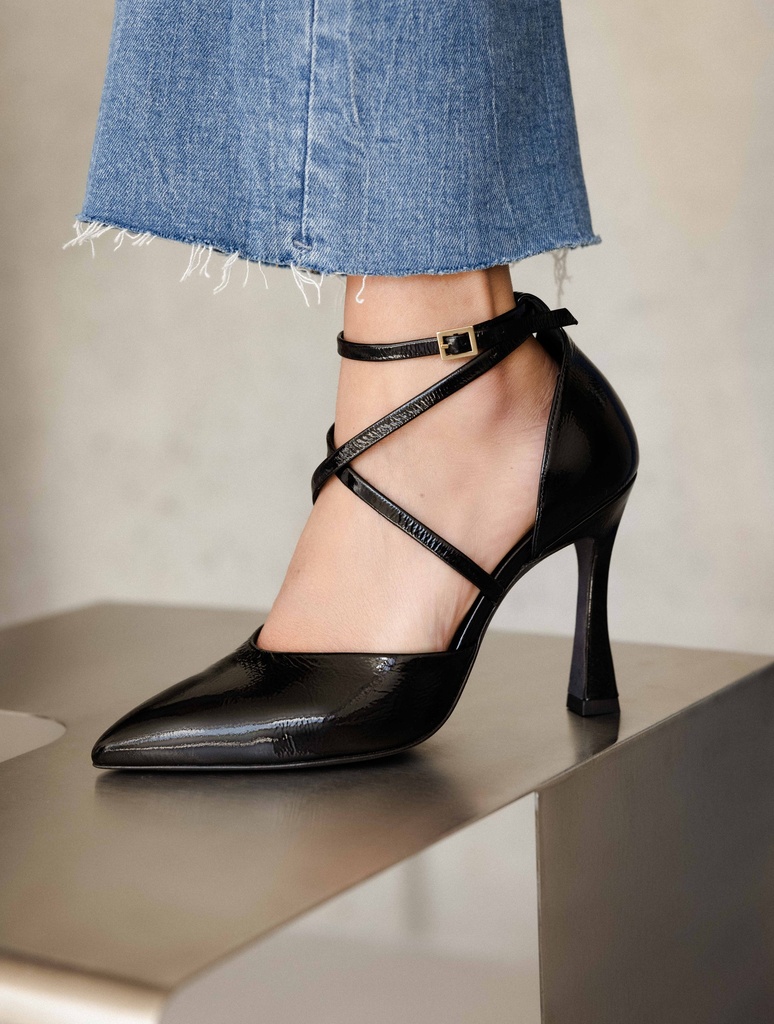 Pumps & Mary Janes : Agathe - Black Vinyl