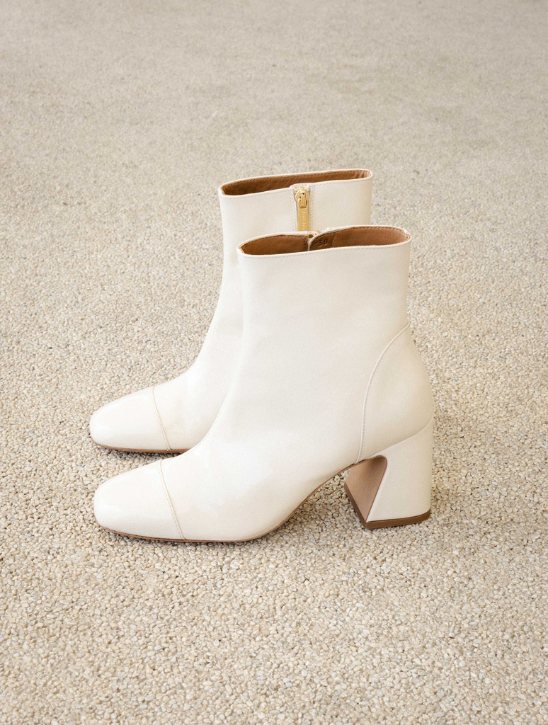 Stiefel mit Absatz : Aline - Mascarpone