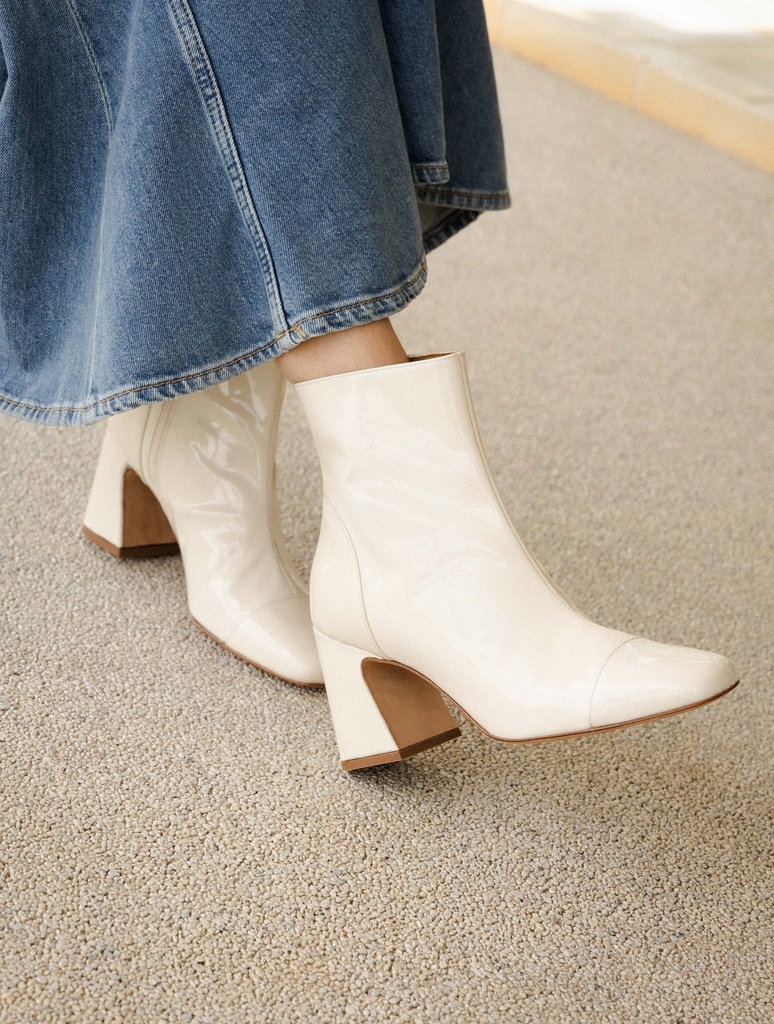 Boots à Talons : Aline - Mascarpone