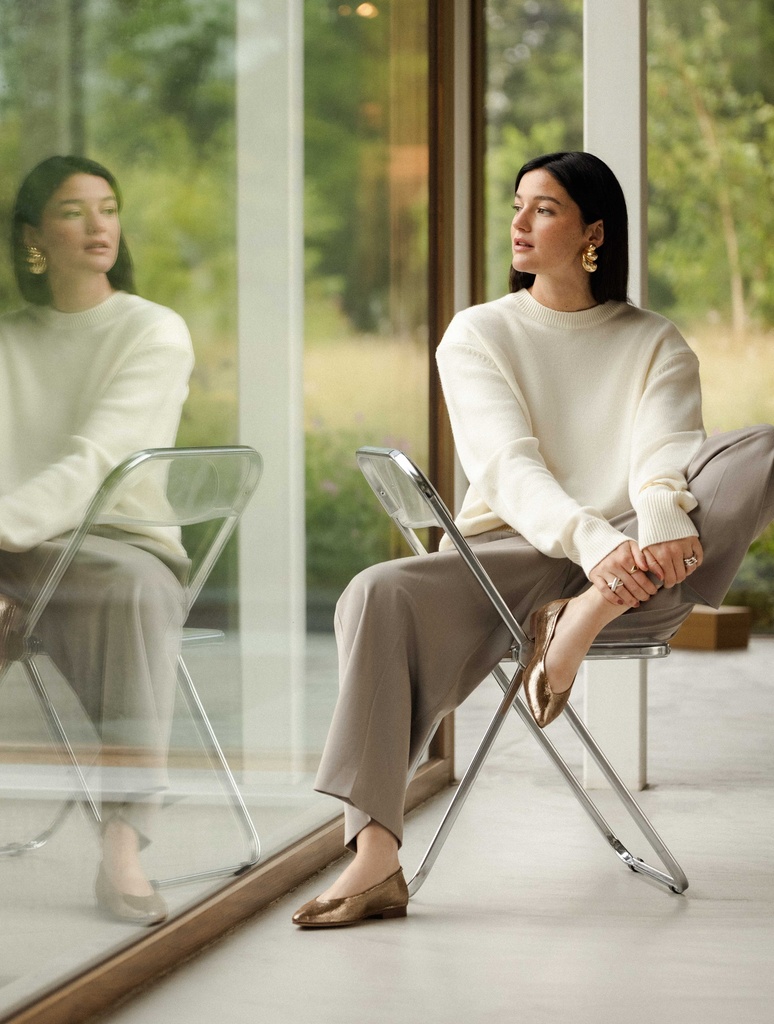 Ballet Flats : Alyssa - Golden