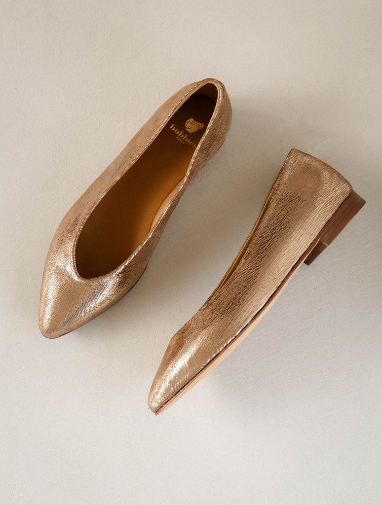 Ballet Flats : Alyssa - Golden