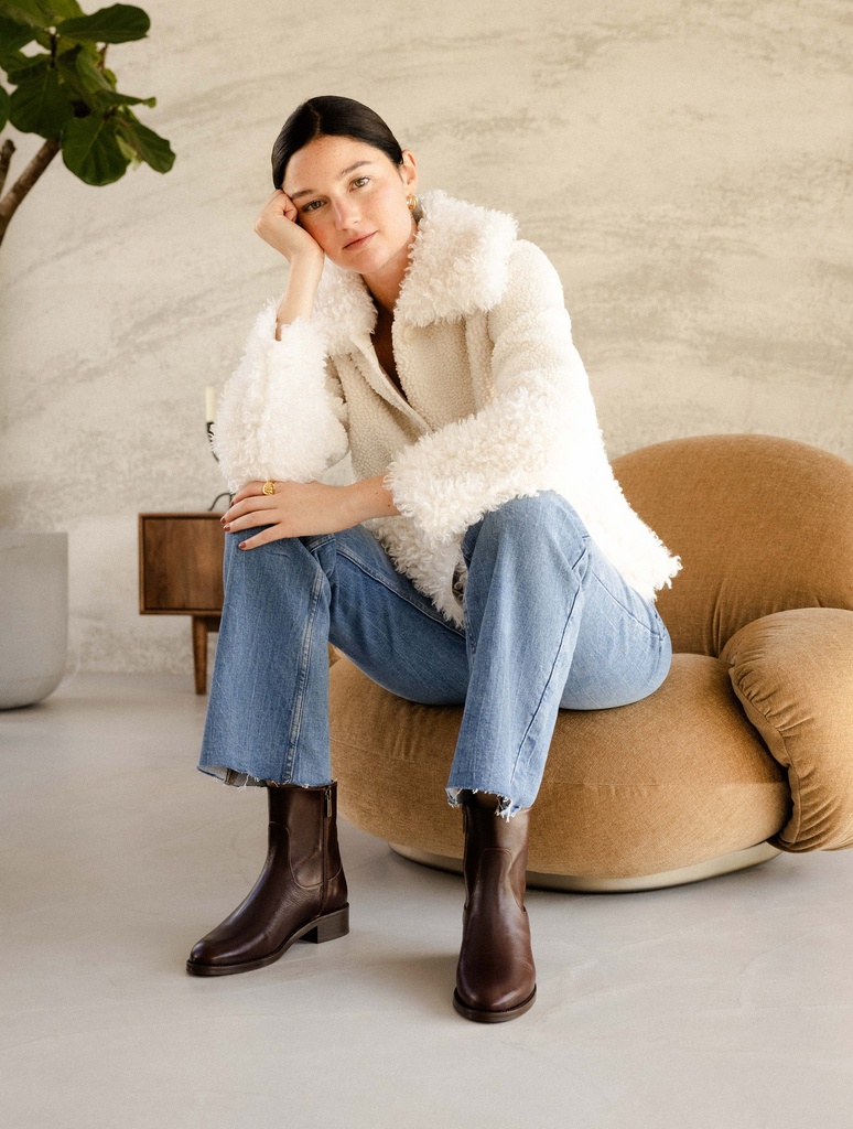 Ankle Boots : Arij - Irish Coffee