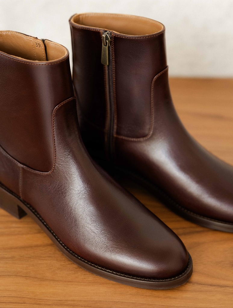 Ankle Boots : Arij - Irish Coffee