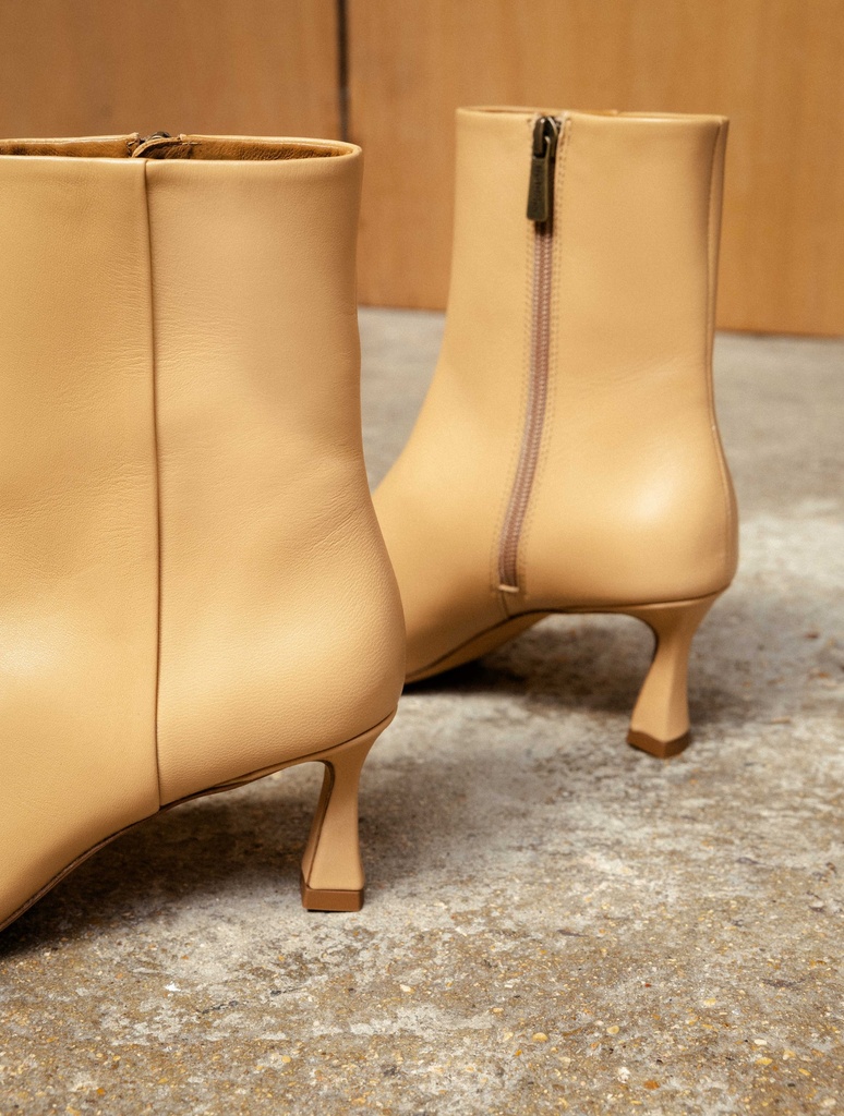 Boots à Talons : Audrey - Toffee