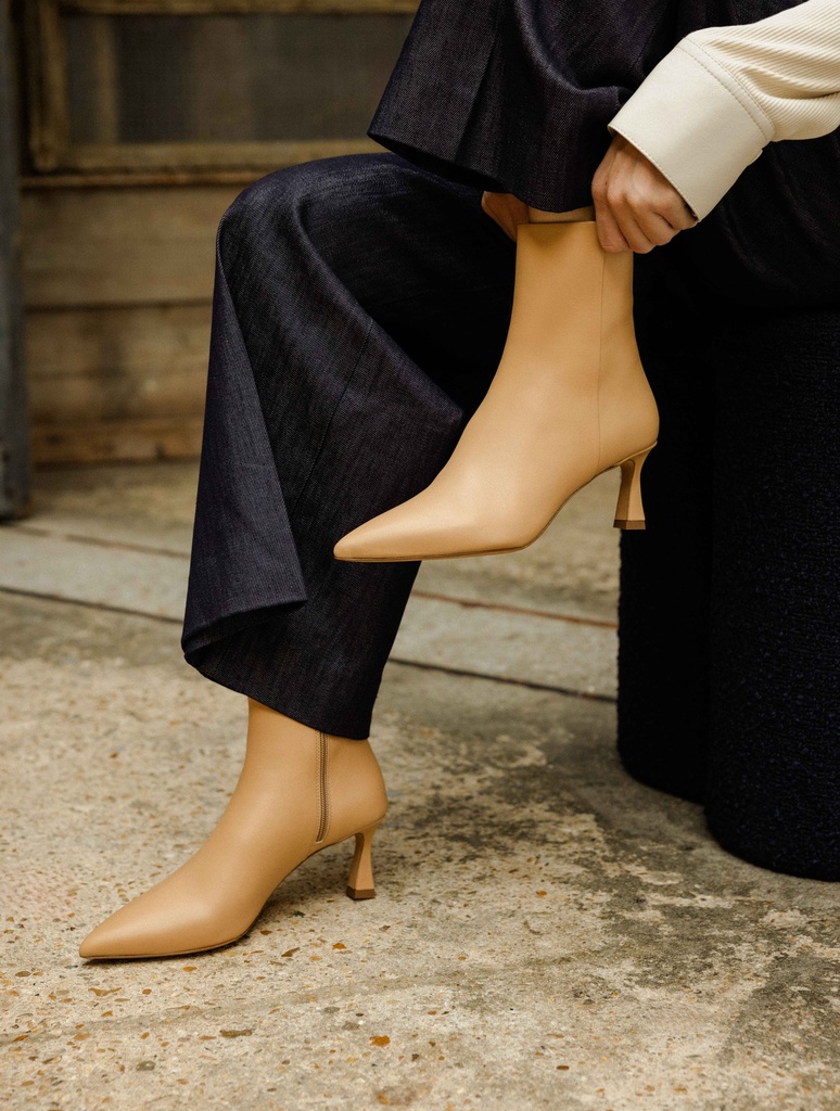 Boots à Talons : Audrey - Toffee