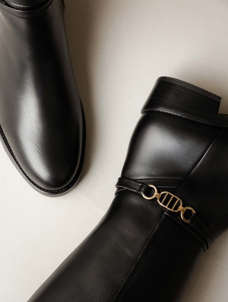 Knee High Boots : Bianca - Passion Black