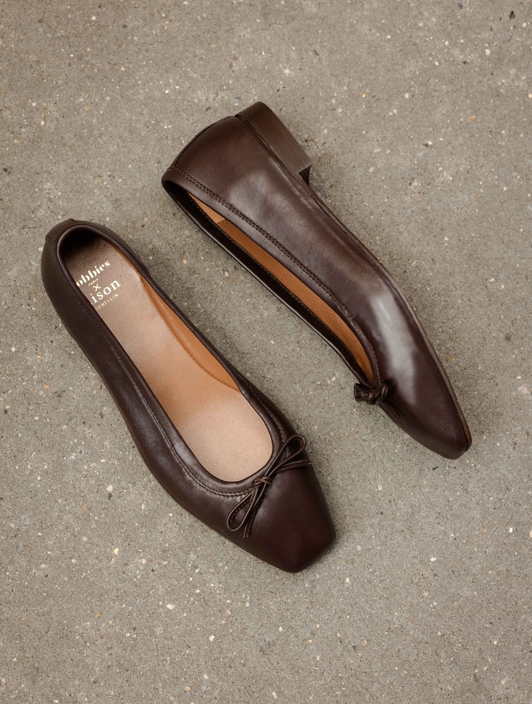 Ballerines : Charlotte - Ristretto