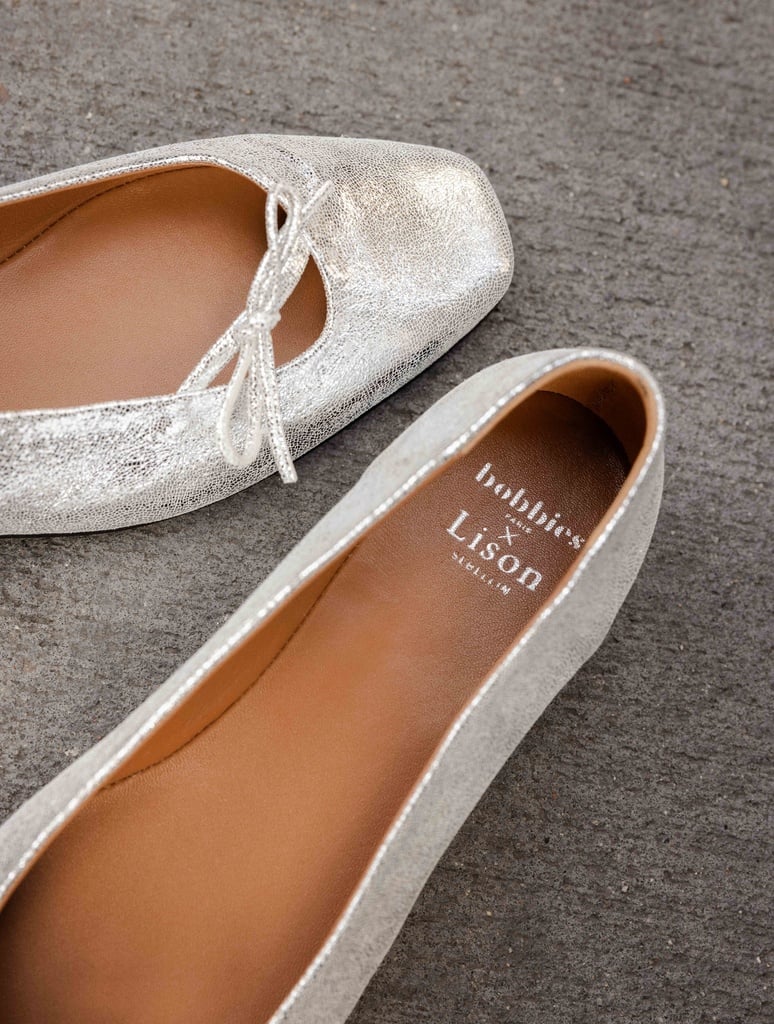 Ballet Flats : Carry - Silver Meanders