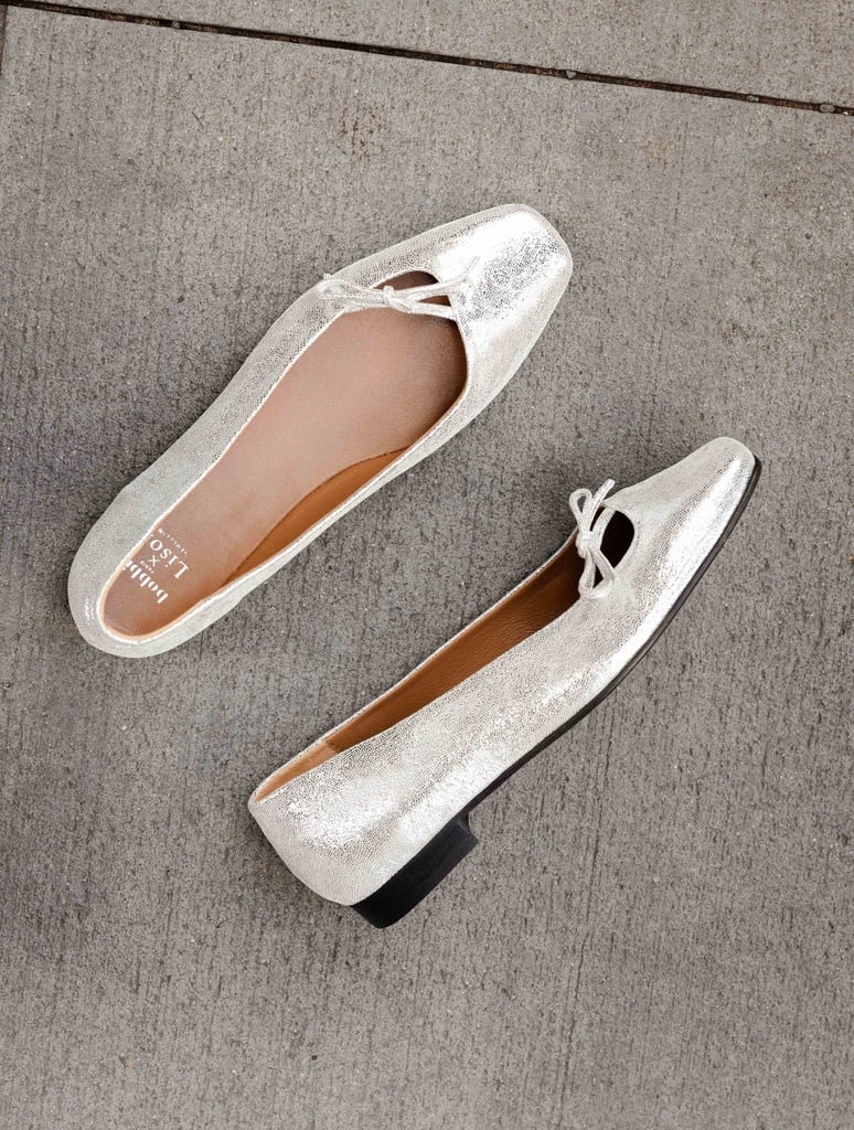 Ballet Flats : Carry - Silver Meanders