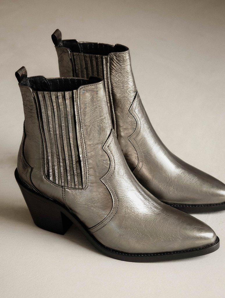 Ankle Boots : Dakota - Cosmic Silver