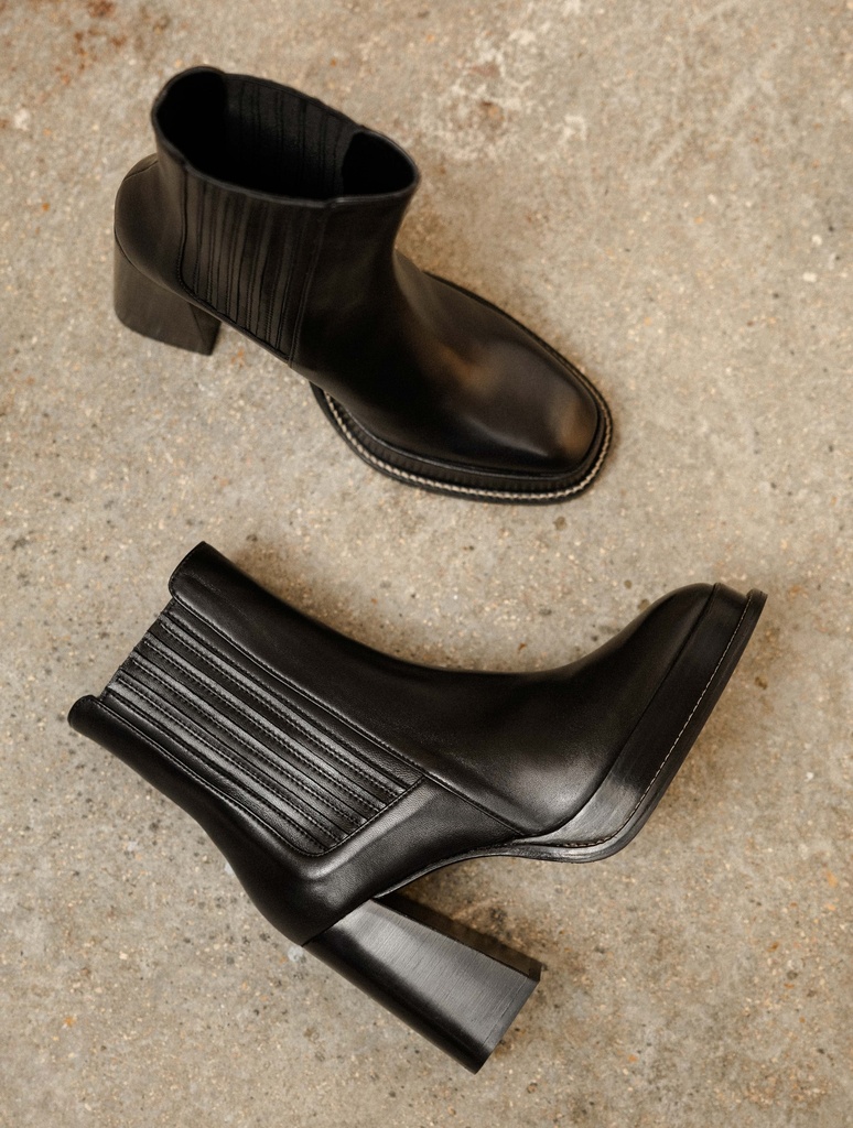 Boots à Talons : Deva - Passion Black