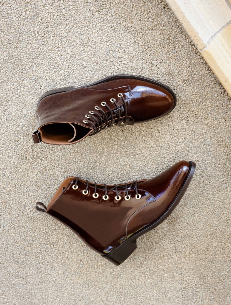 Botines planos : Doria - Ganache