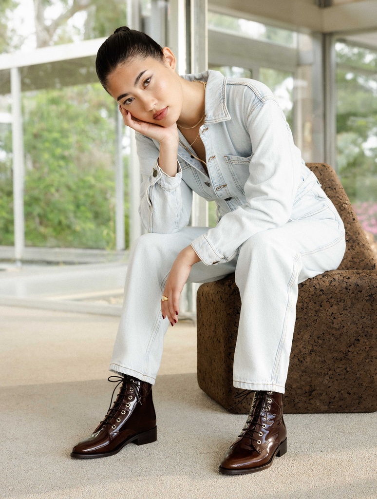 Botines planos : Doria - Ganache