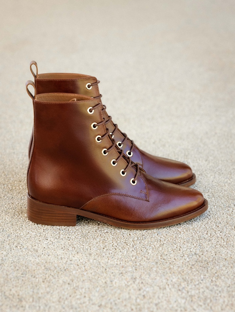 Boots Plates : Doria - Chestnut