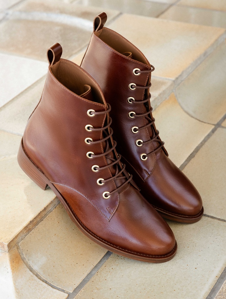 Boots Plates : Doria - Chestnut