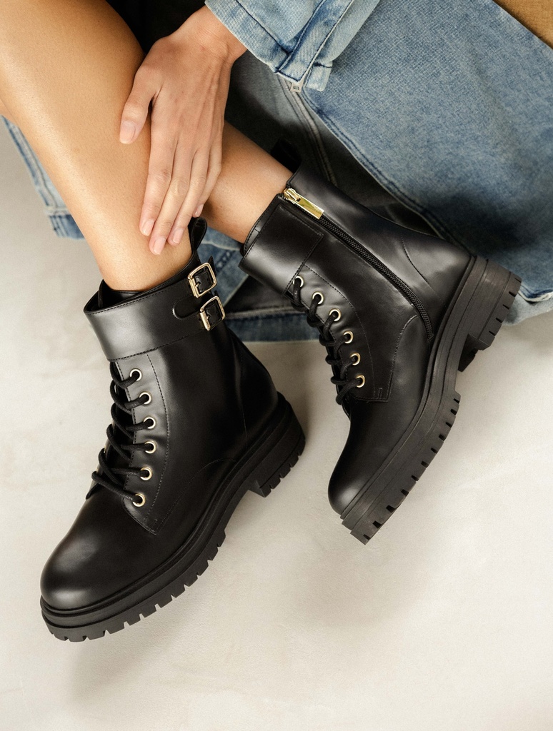 Bottines : Ellie - Noir Obscur
