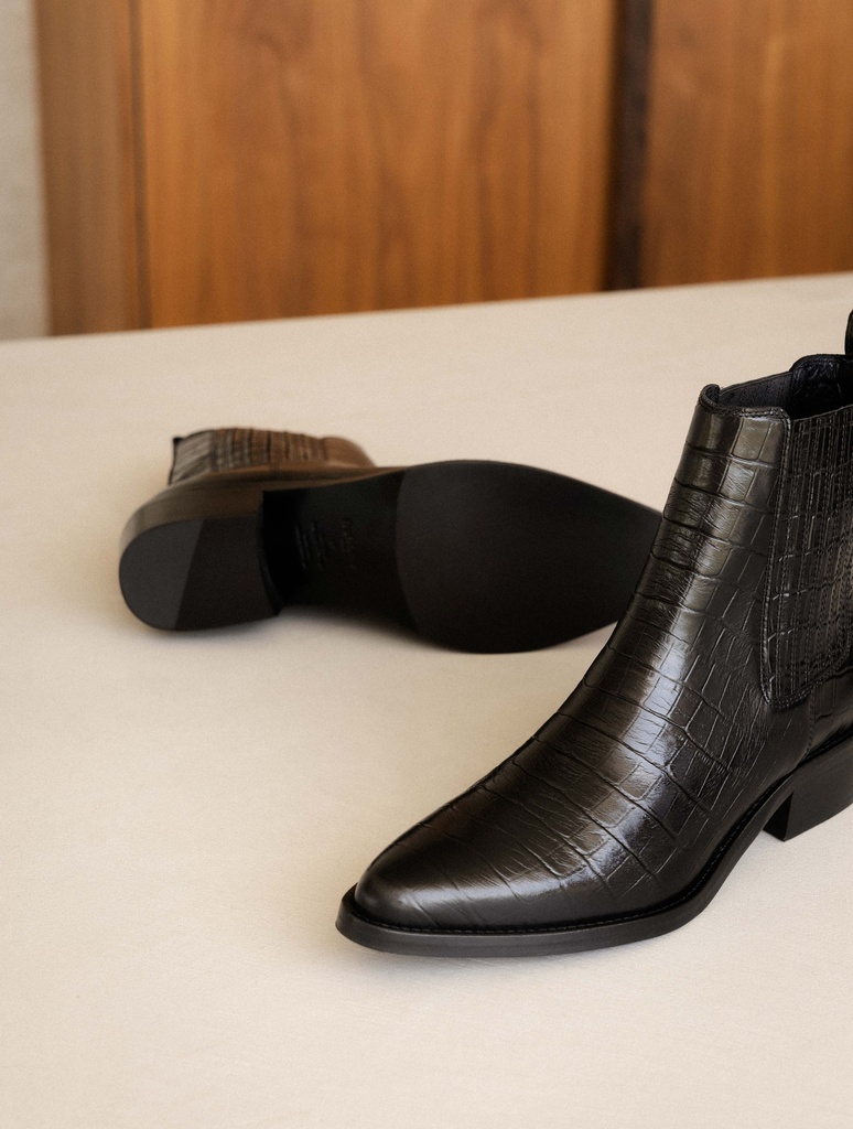 Ankle Boots : Georgia - Fierce Black