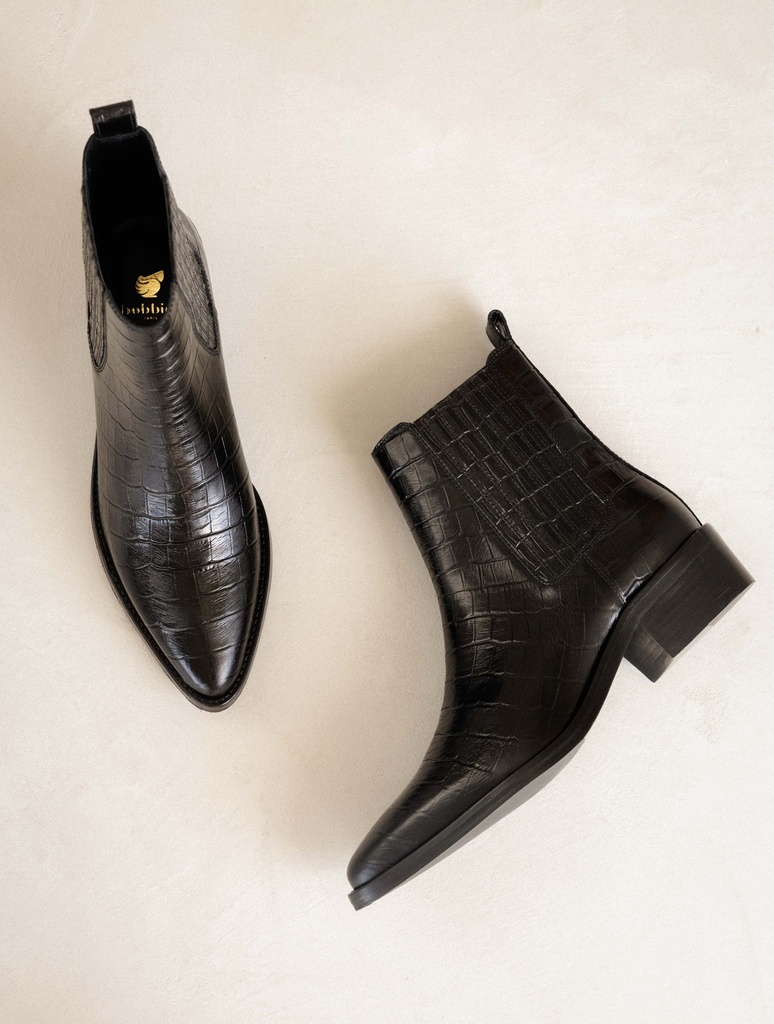 Ankle Boots : Georgia - Fierce Black