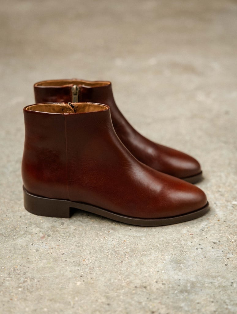 Ankle Boots : Hada - Turkish Coffee