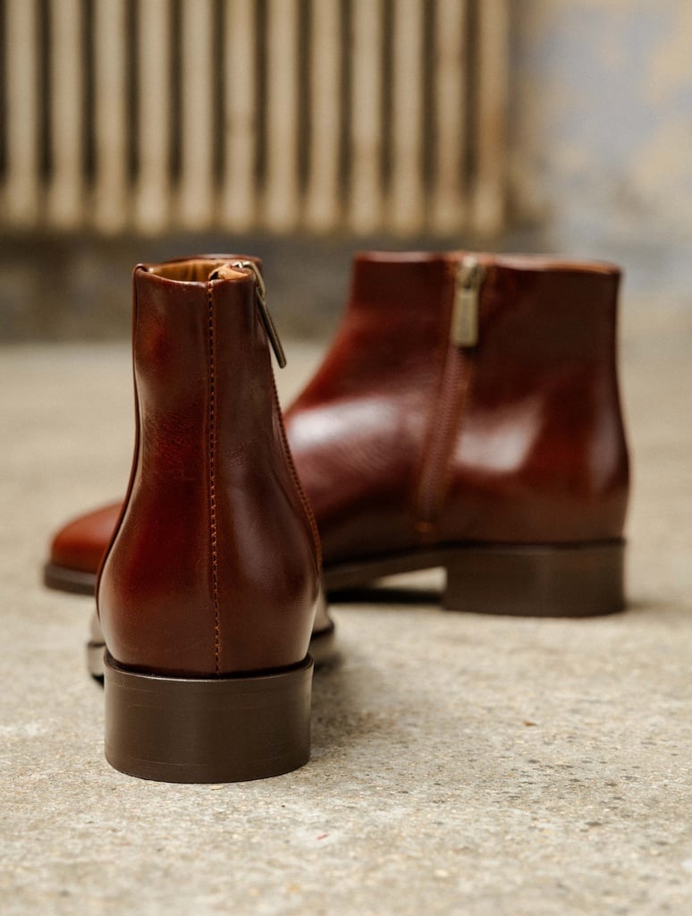 Ankle Boots : Hada - Turkish Coffee