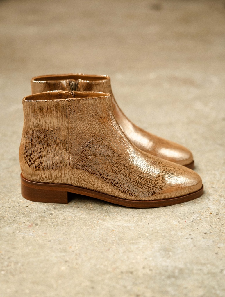 Flat Boots : Hada - Golden
