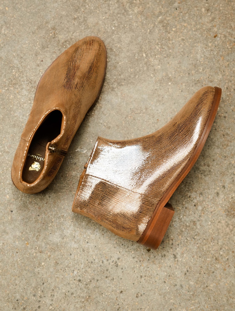 Flat Boots : Hada - Golden