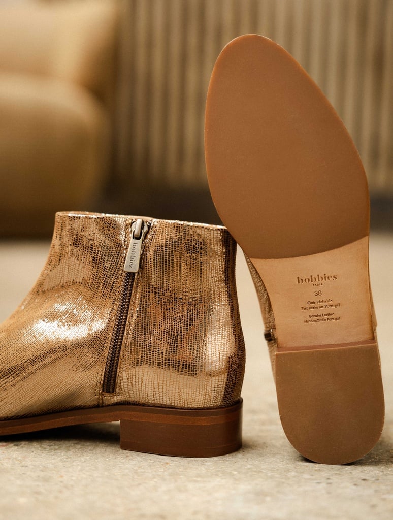 Flat Boots : Hada - Golden