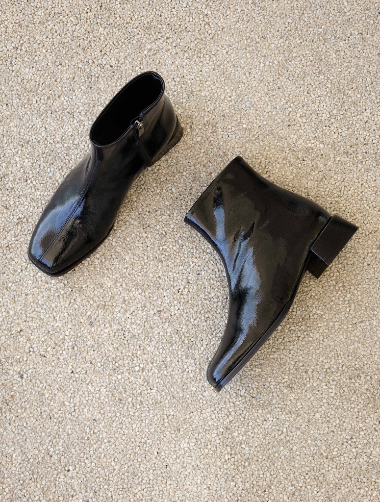 Botines planos : Hawa - Black Vinyl