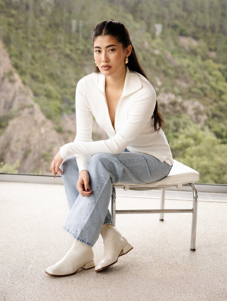 Flat Boots : Hawa - Chantilly Cream