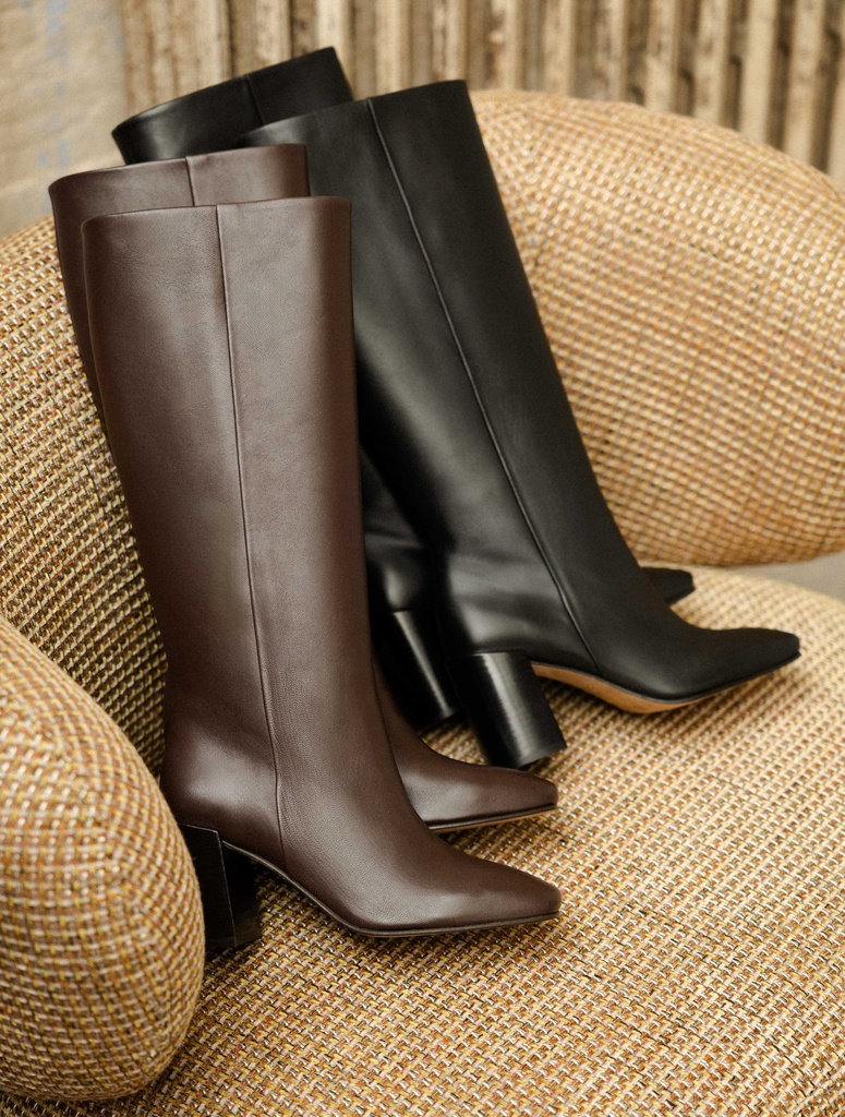 Knee High Boots : Hisaé - Ristretto