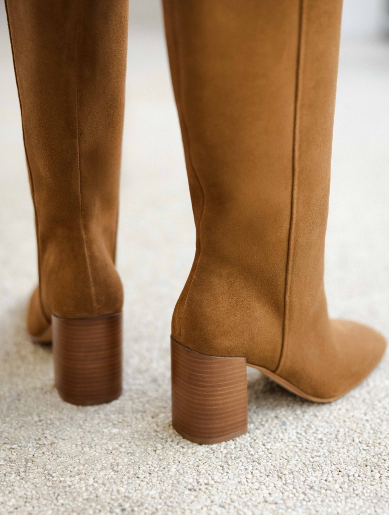 Knee High Boots : Hisaé - Camel