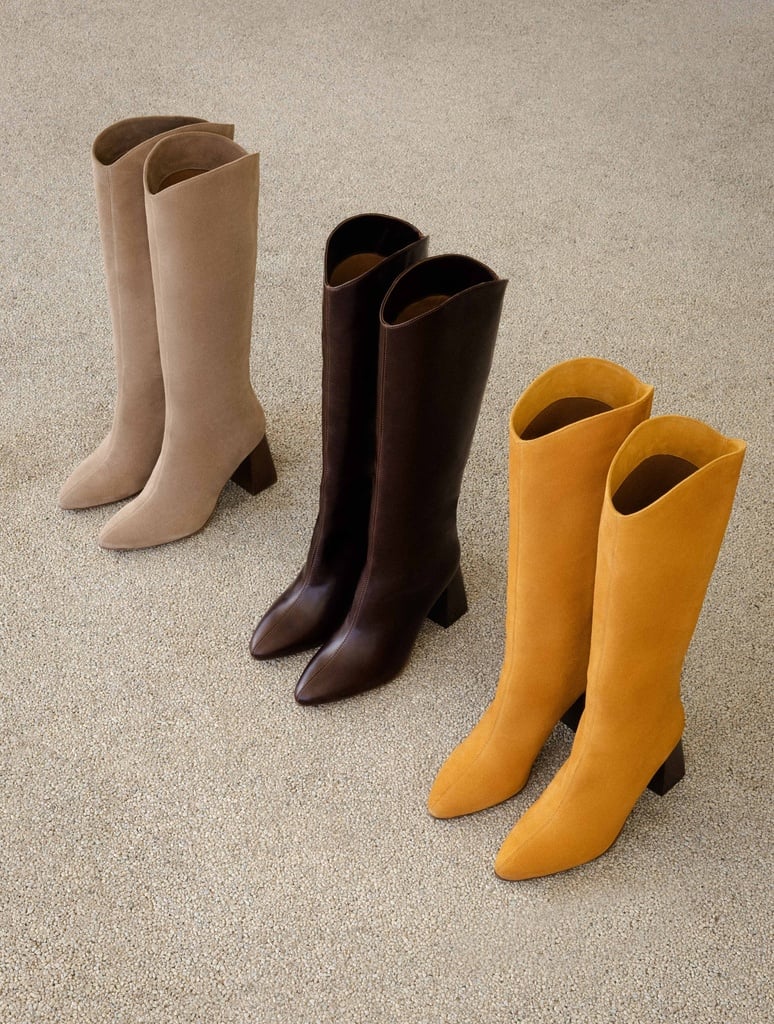 Knee High Boots : Indie - Indian Saffron