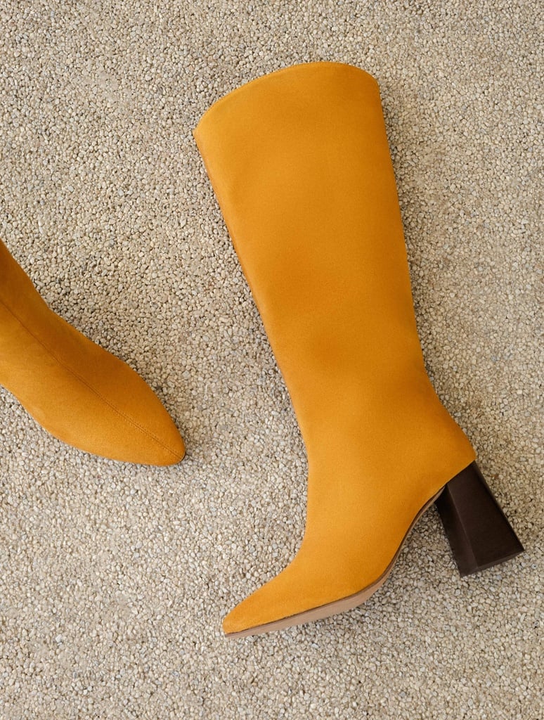 Knee High Boots : Indie - Indian Saffron