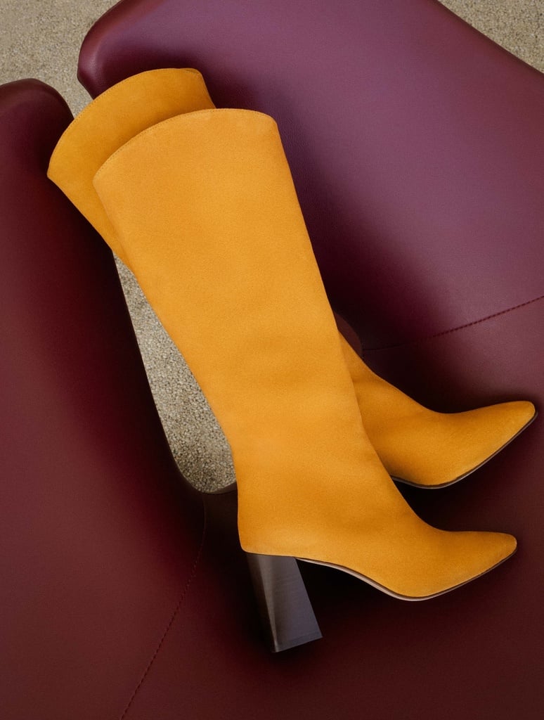 Knee High Boots : Indie - Indian Saffron