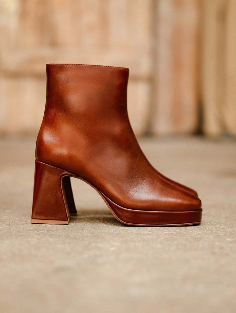 Heeled Boots : Inès - Chestnut