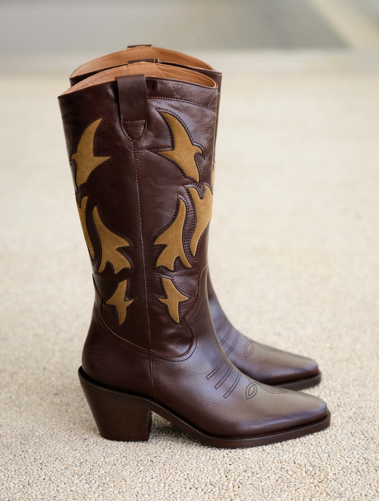 Knee High Boots : Joon - Irish Coffee