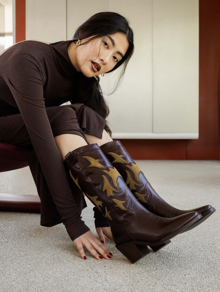 Knee High Boots : Joon - Irish Coffee