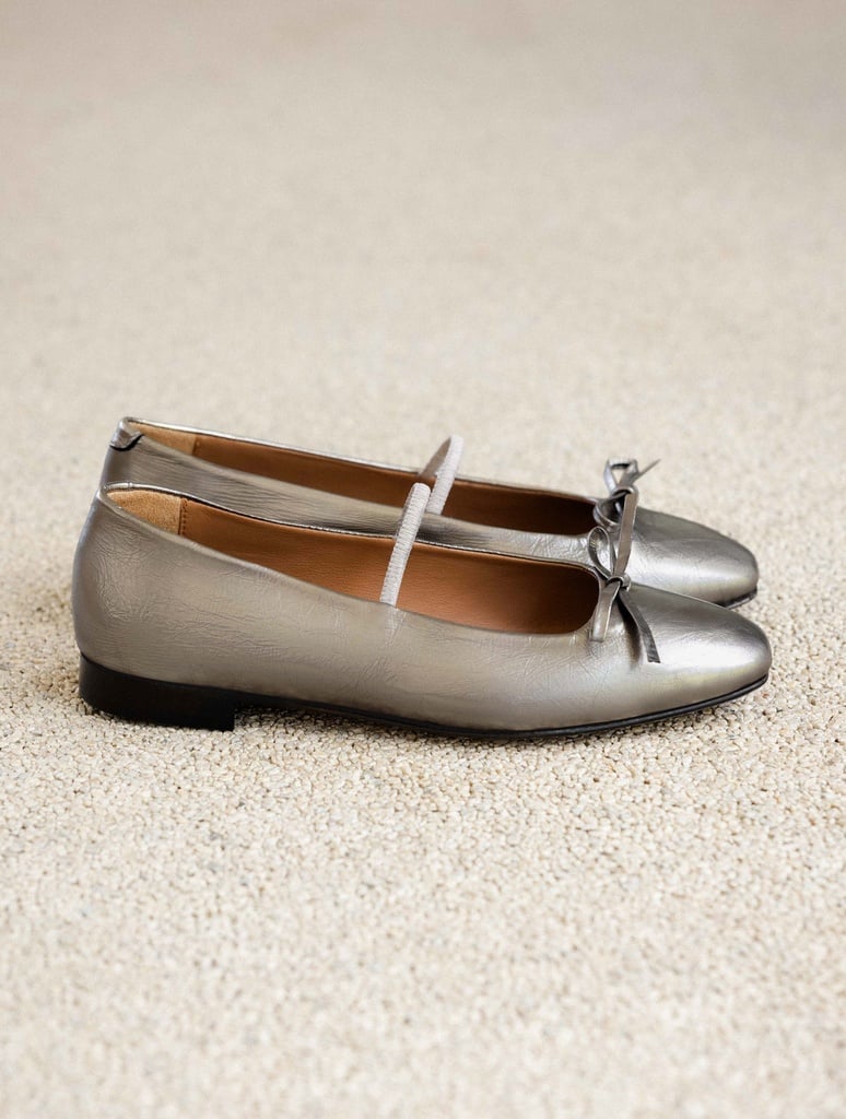 Ballet Flats : Kaïa - Cosmic Silver
