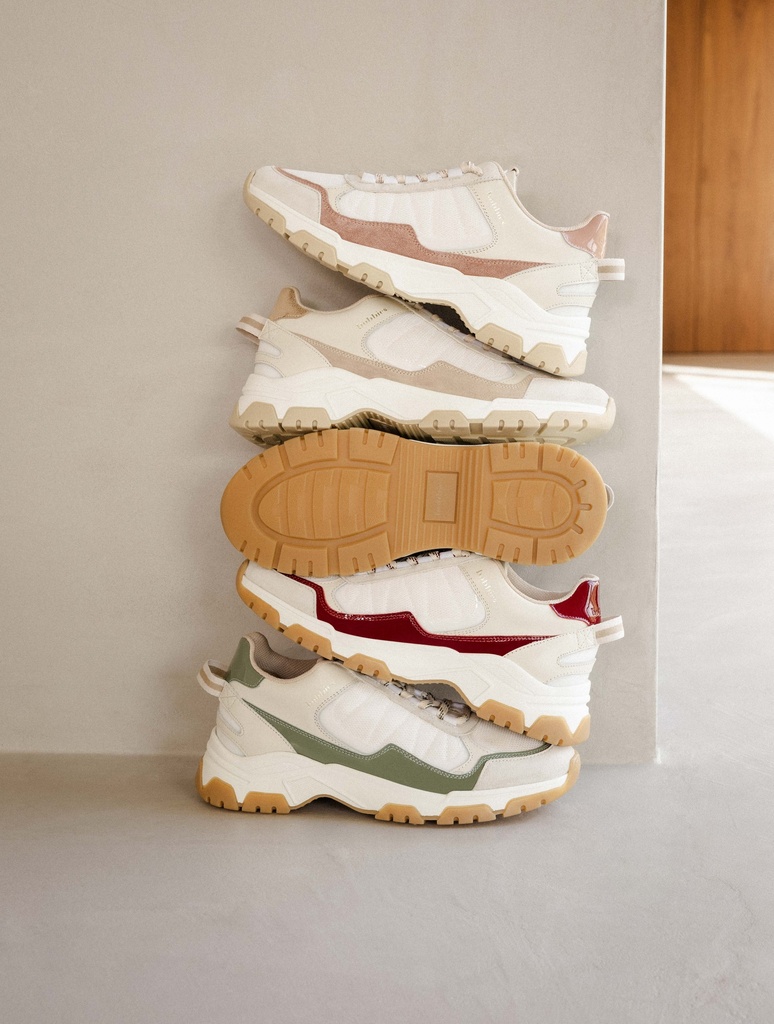 Sneakers : Kiwa - White & Ruby