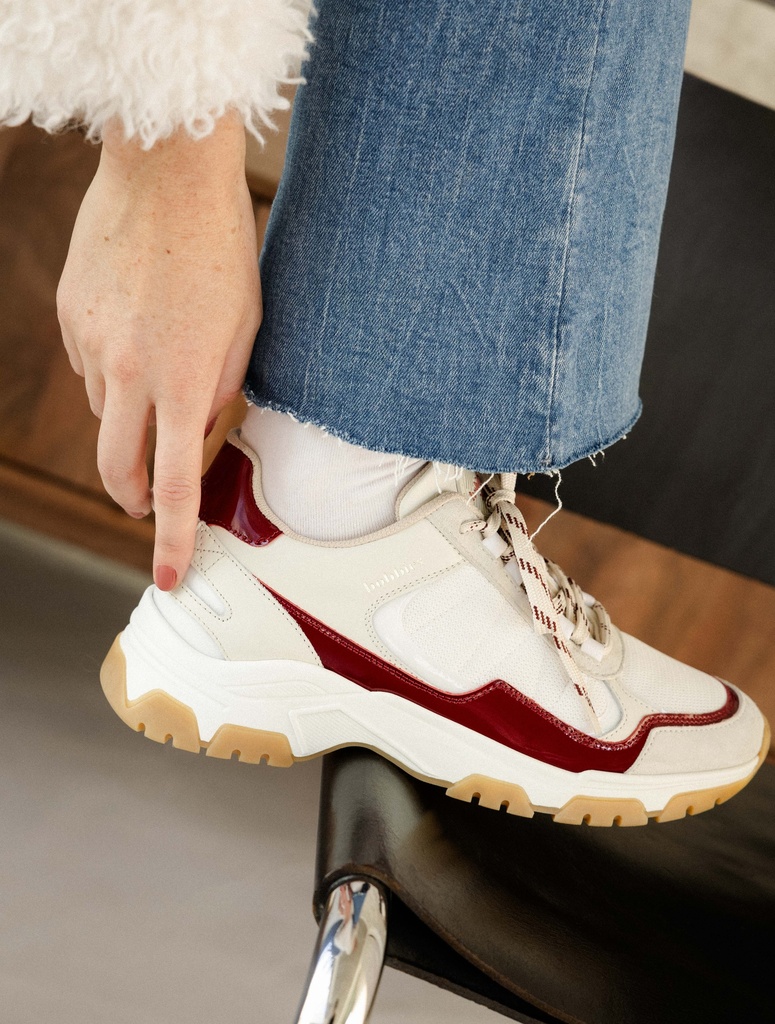 Sneakers : Kiwa - White & Ruby